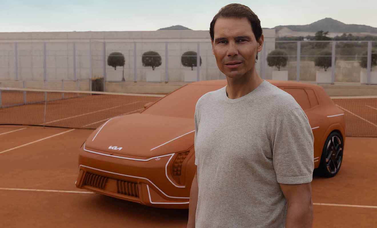 Kia ehrt Rafael Nadal: Ein EV4 GT aus Sandplatz-Erinnerungen